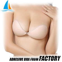 Hot sales adhesive push up invisible bra lingerie